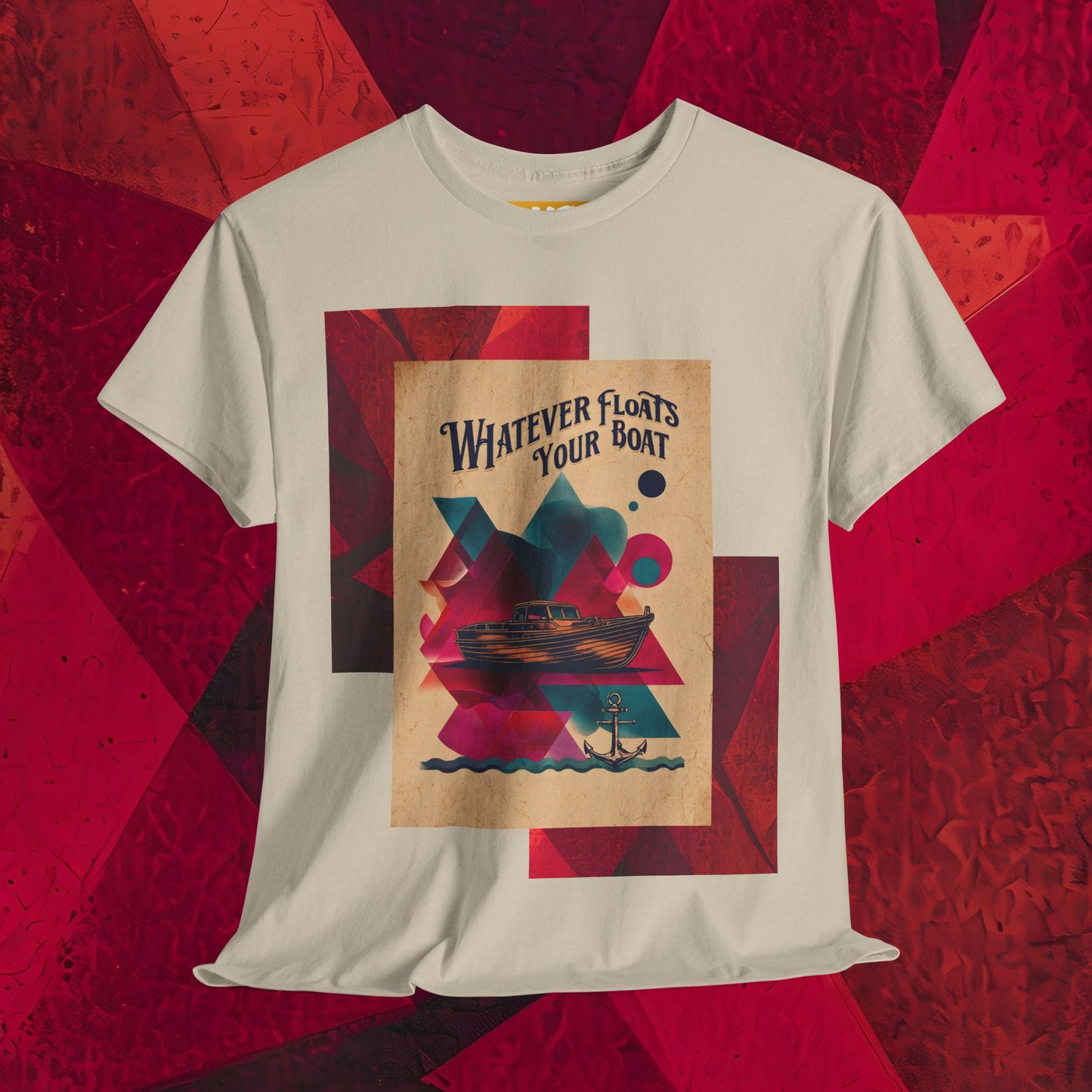 Vintage-Style 'Whatever Floats Your Boat' Unisex Heavy Cotton Tee