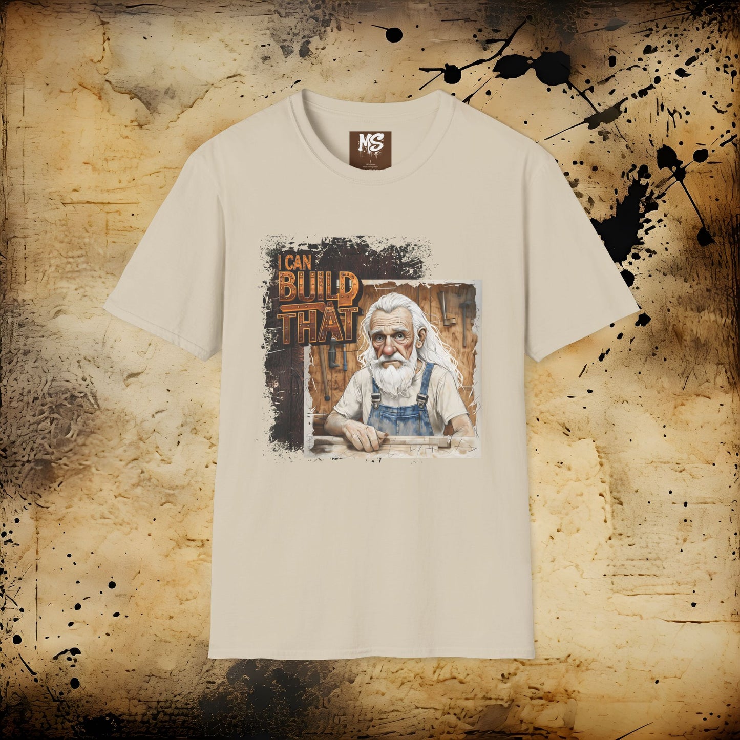 Funny Builder Unisex Softstyle T-Shirt | I Can Build That | Great Gift for Dads and DIY Enthusiasts
