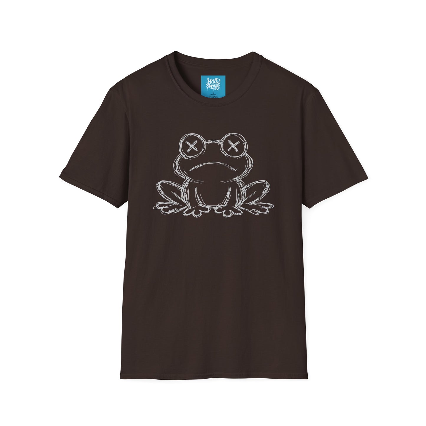 Frog Sketch T-Shirt — Chalkboard Style Frog Graphic Tee