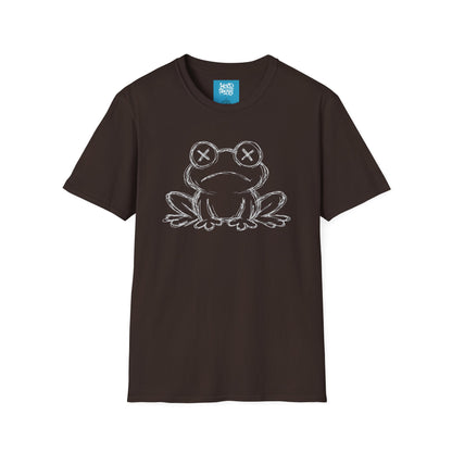 Frog Sketch T-Shirt — Chalkboard Style Frog Graphic Tee