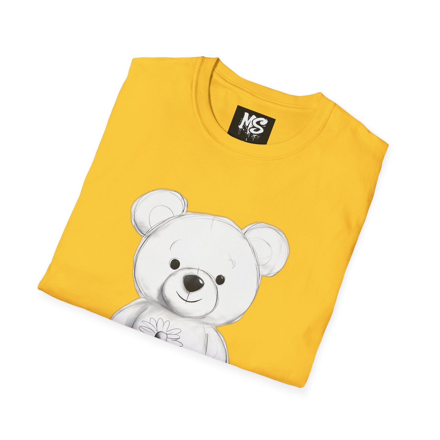 " Teddy Daisy" Unisex Softstyle T-Shirt