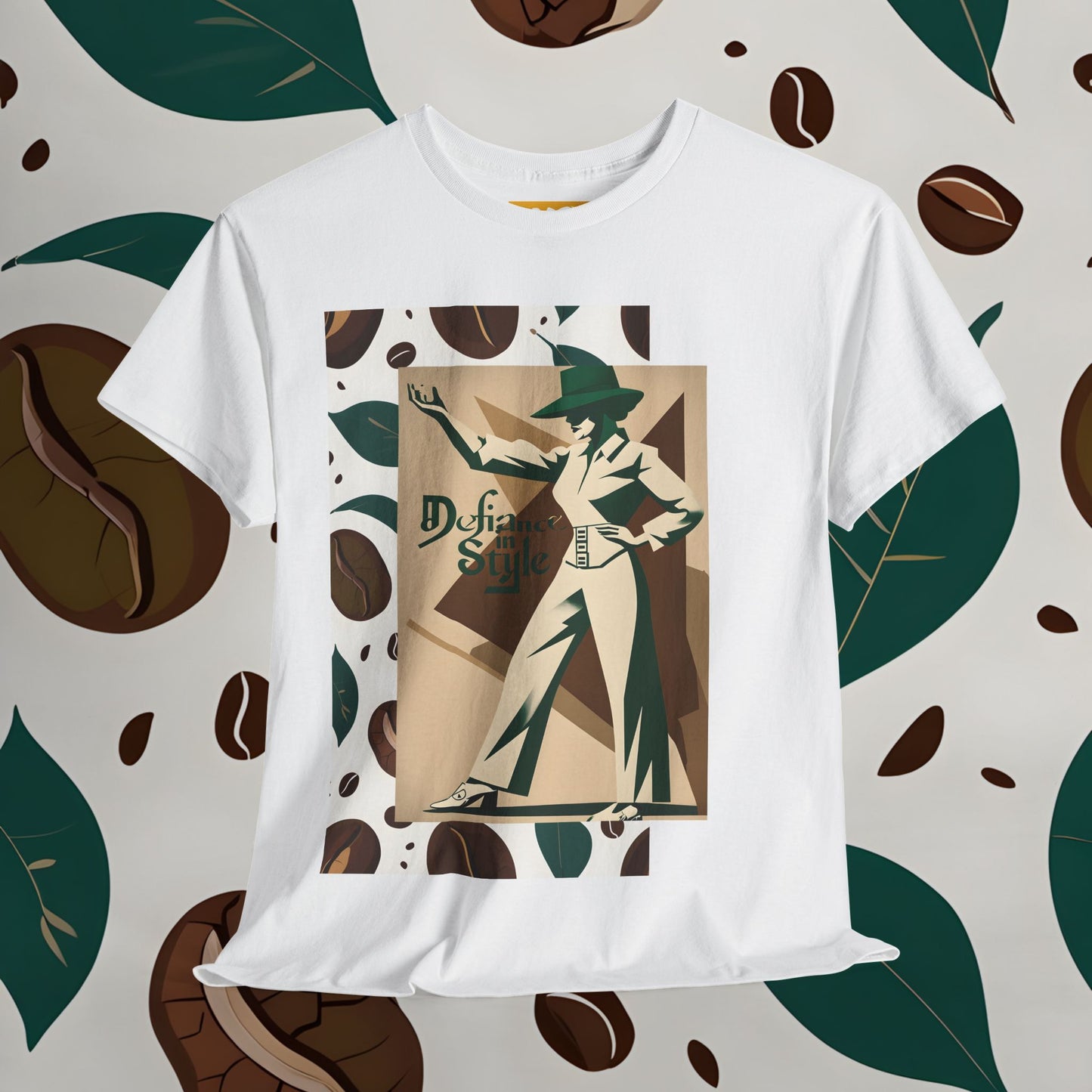 Vintage Coffee Style Unisex Heavy Cotton Tee