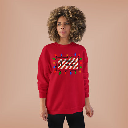 Holiday Lights 'Tis the Season' Jolly Christmas Crewneck Sweatshirt