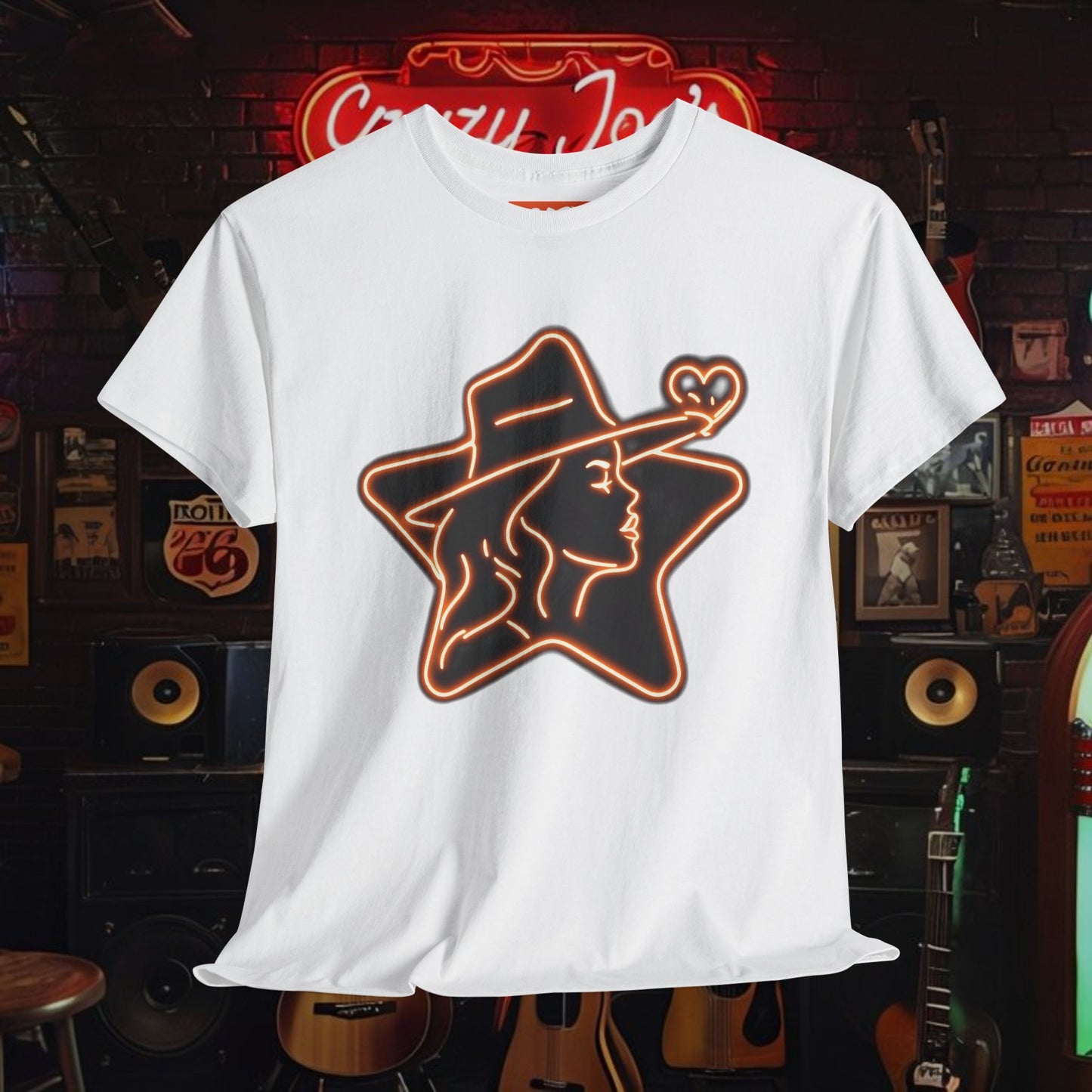 Stylish Star-country - Unisex Heavy Cotton Tee