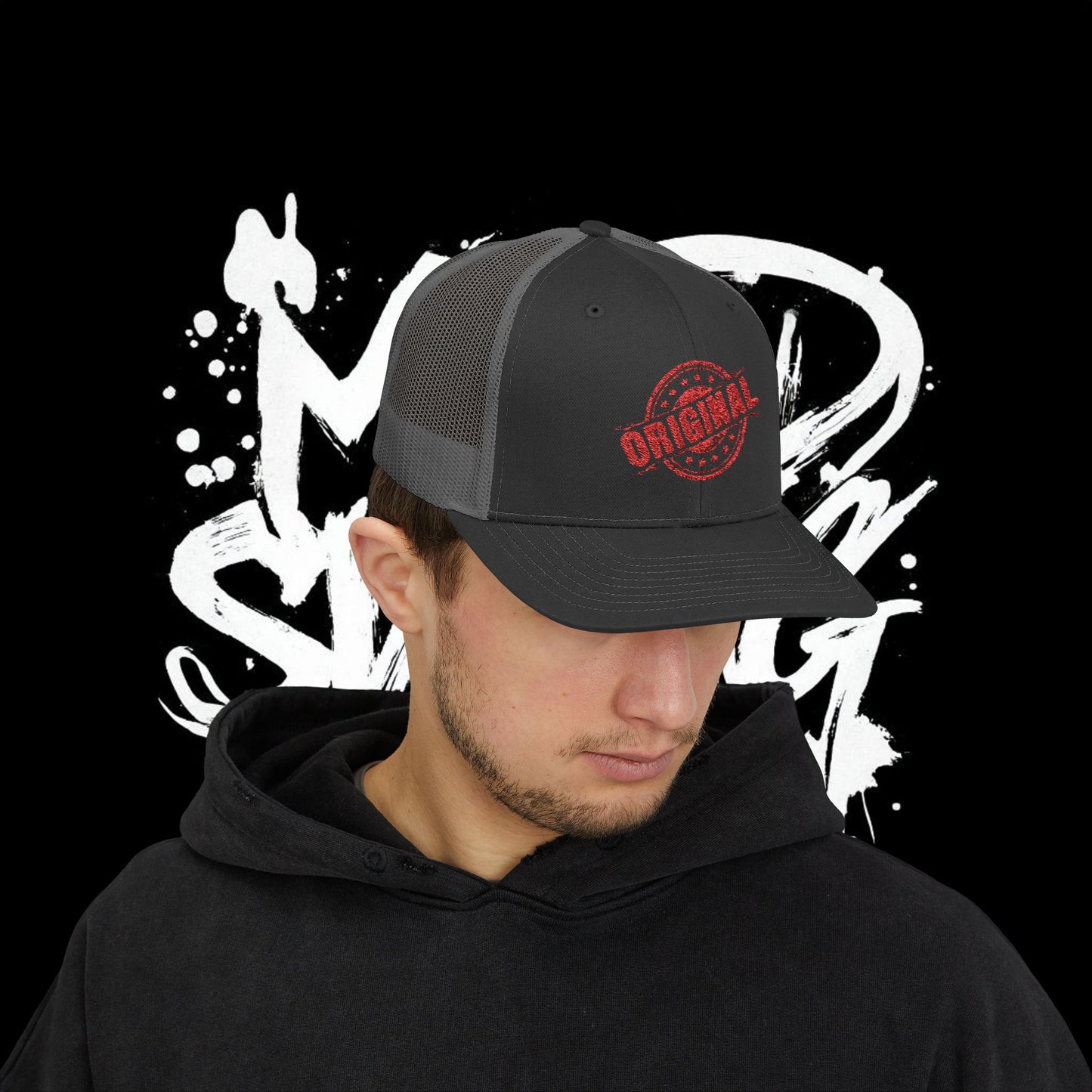 Original Snapback Trucker Cap - Stylish & Versatile Hat for Everyday Wear