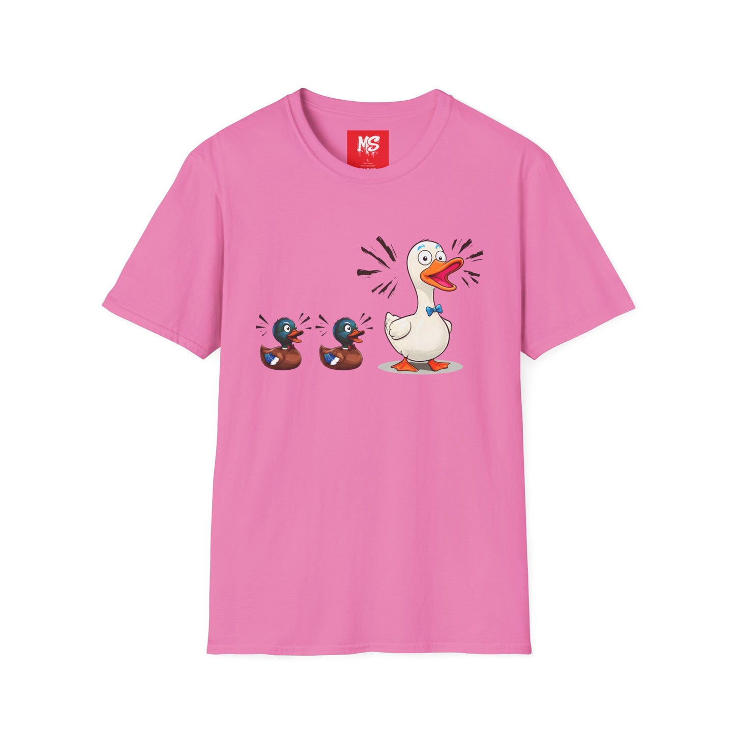 " Duck, Duck Goose" Quirky Duck Squad Unisex T-Shirt - Fun Graphic Tee for Animal Lovers