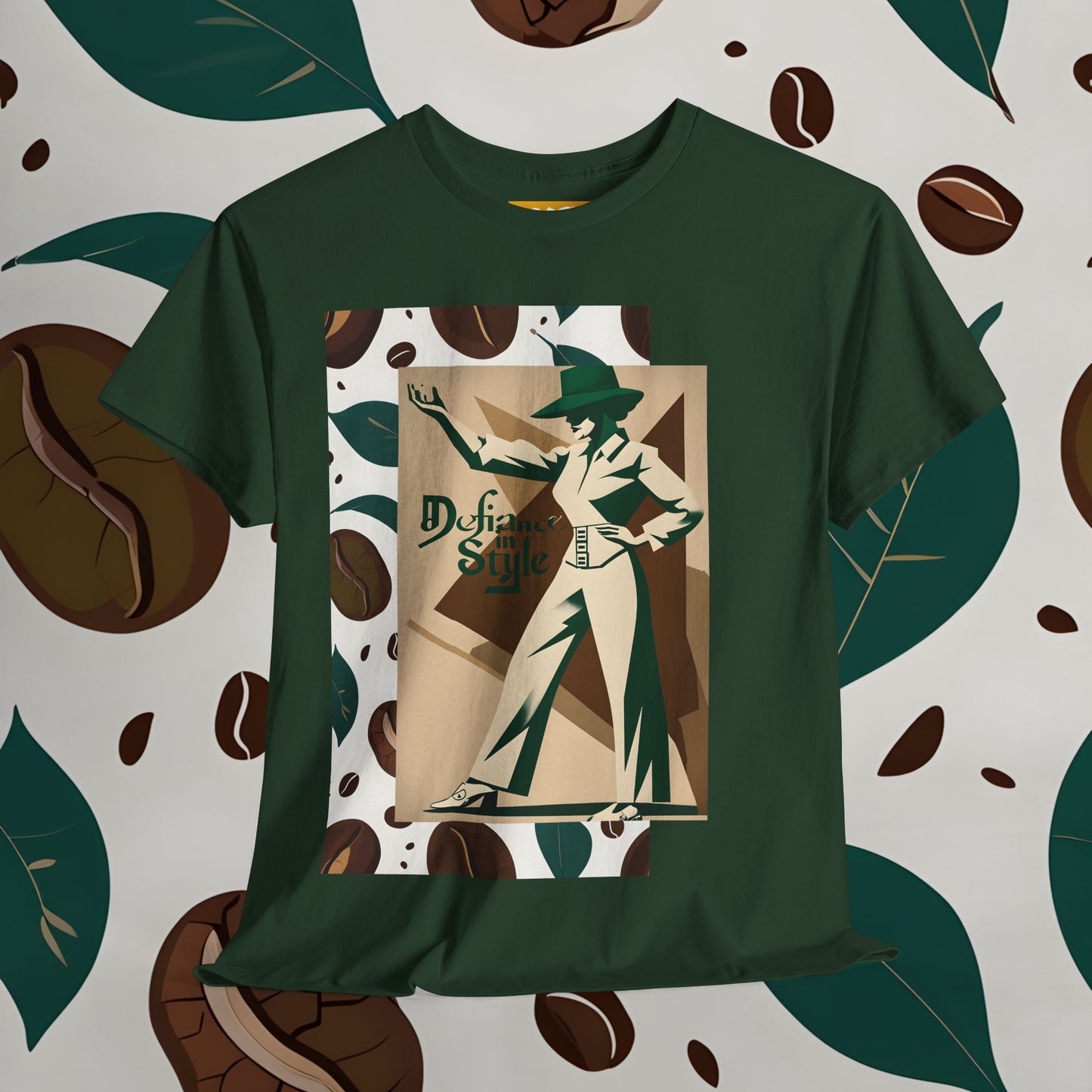 Vintage Coffee Style Unisex Heavy Cotton Tee