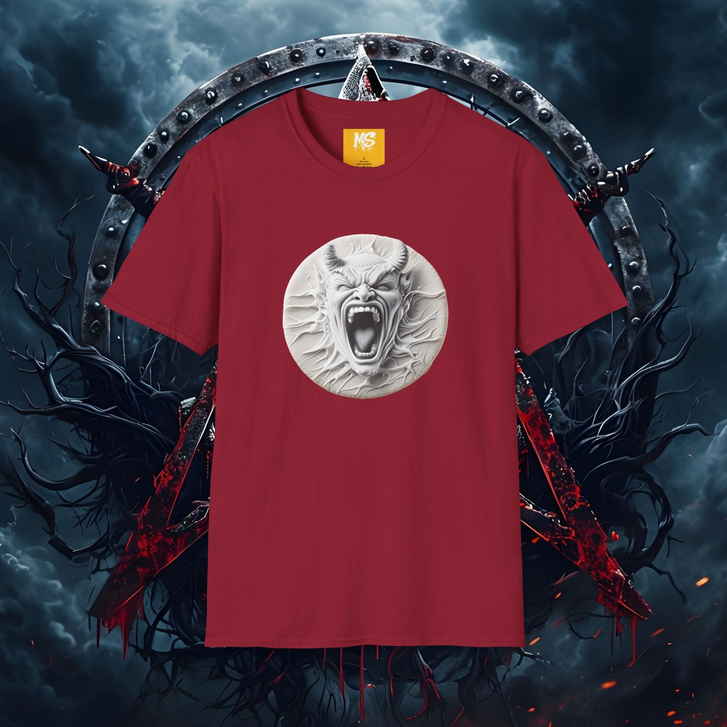 Demon wafer Unisex Graphic T-Shirt - Fierce Beast Design