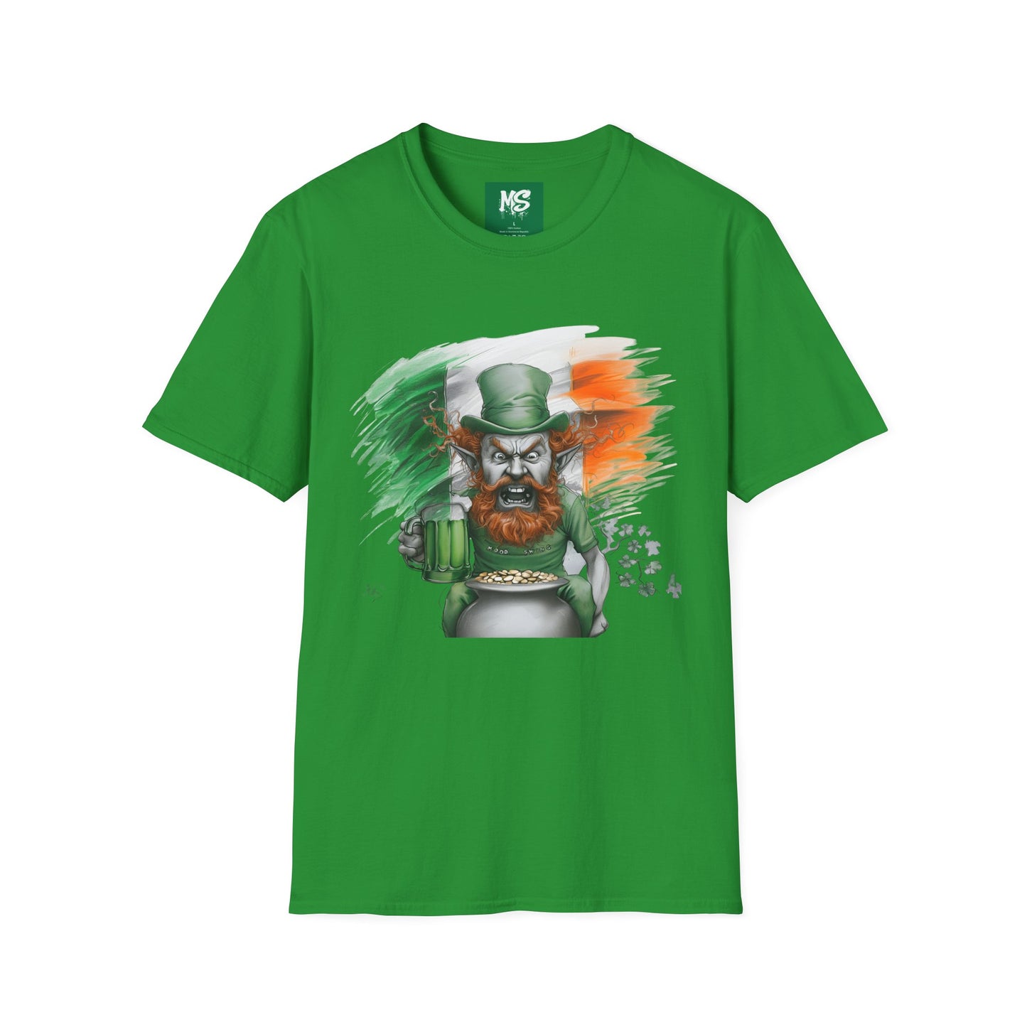 St. Patrick's Day Irish Leprechaun T-Shirt - Unisex Softstyle Tee