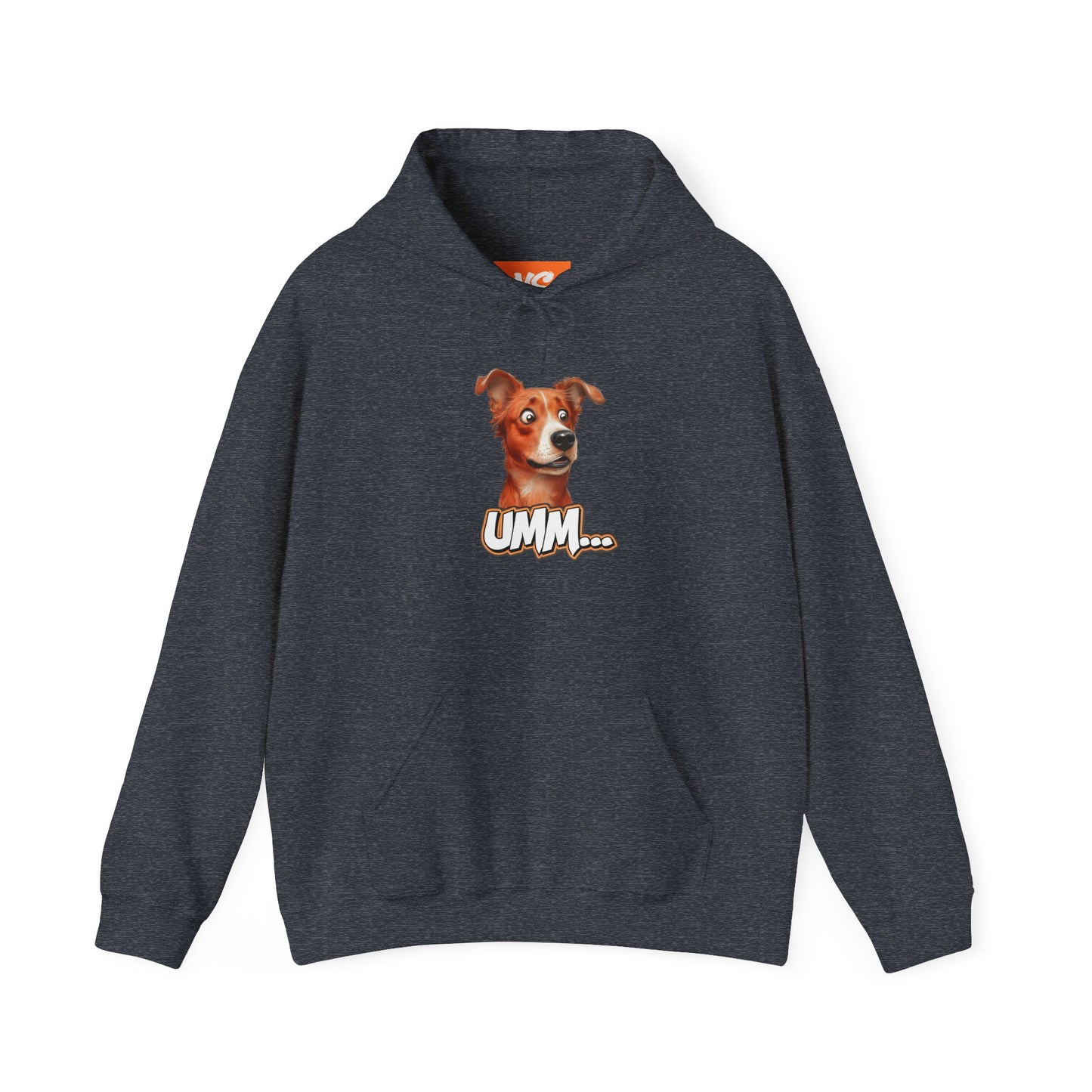 Funny Dog Graphic Hoodie - 'UMM...' Unisex Heavy Blend Sweatshirt
