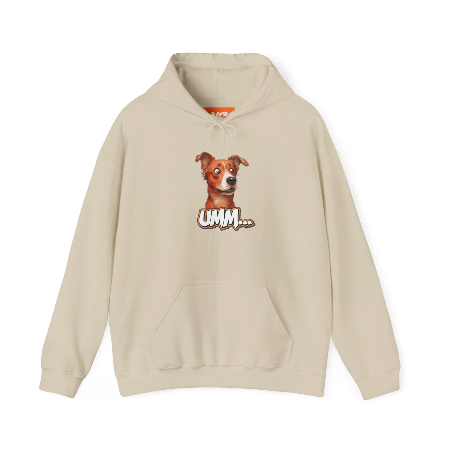 Funny Dog Graphic Hoodie - 'UMM...' Unisex Heavy Blend Sweatshirt