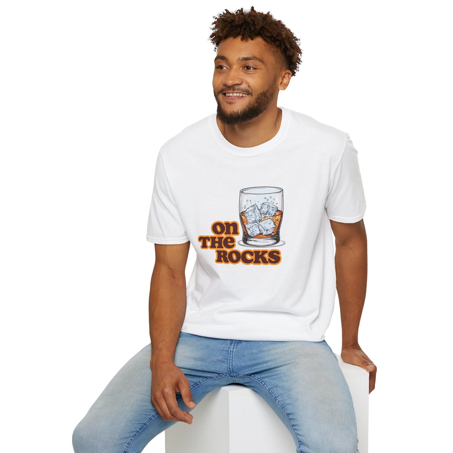 " On The Rocks" Unisex Softstyle T-Shirt