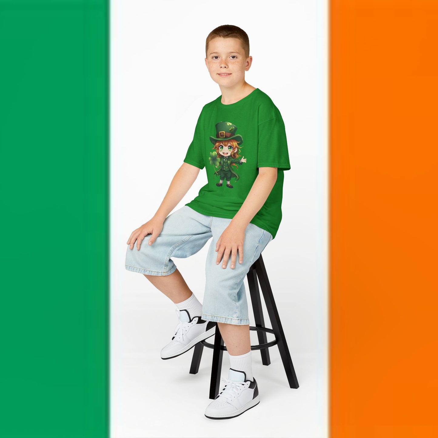 St. Patrick's Day Leprechaun Kids Heavy Cotton™ Tee