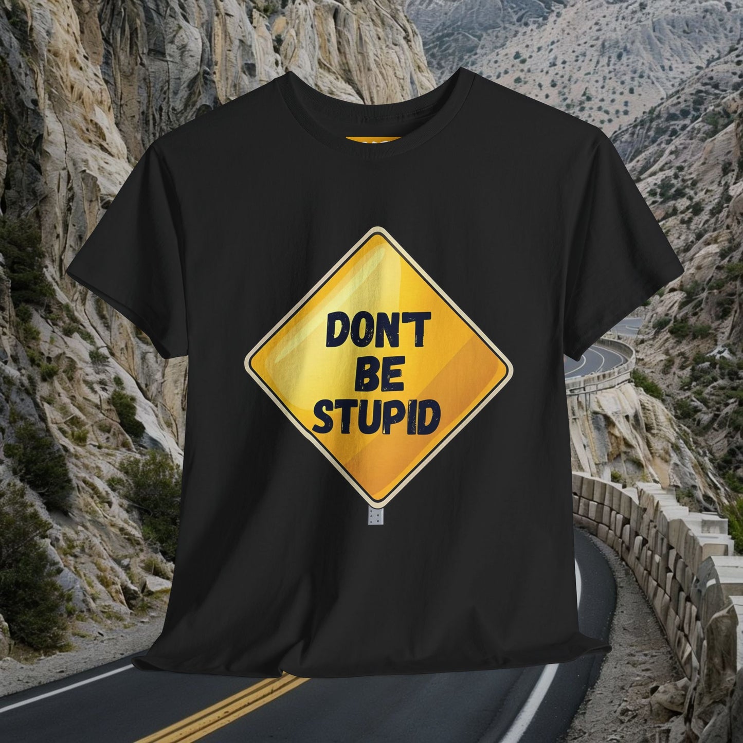 'Don't Be Stupid' Quirky Graphic Shirt