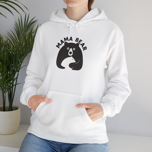 Mama Bear Unisex Heavy Blend Hooded Sweatshirt - Cozy Gift for Moms