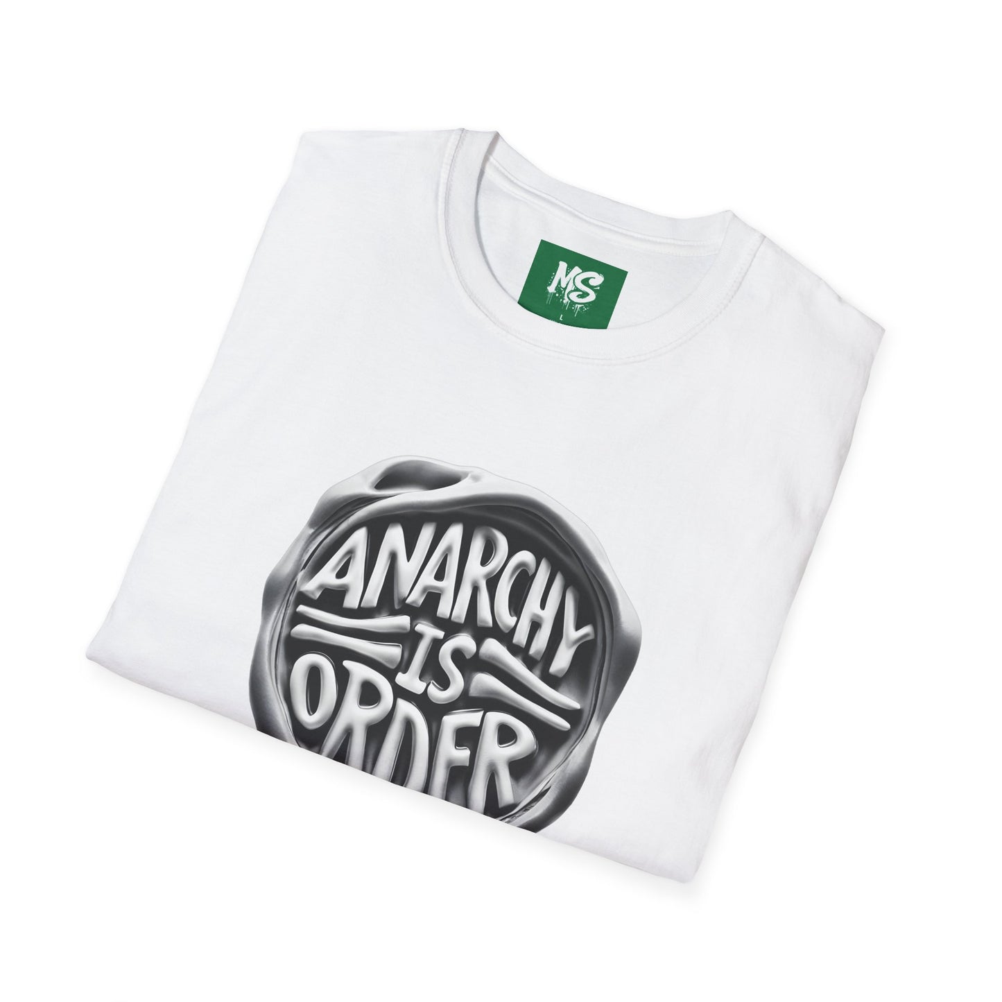 Anarchy Is Order Unisex Softstyle T-Shirt - Trendy Graphic Tee for Rebels