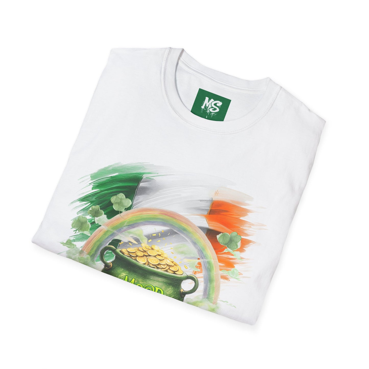 St. Patrick's Day Unisex Softstyle T-Shirt - Mood Swing Design