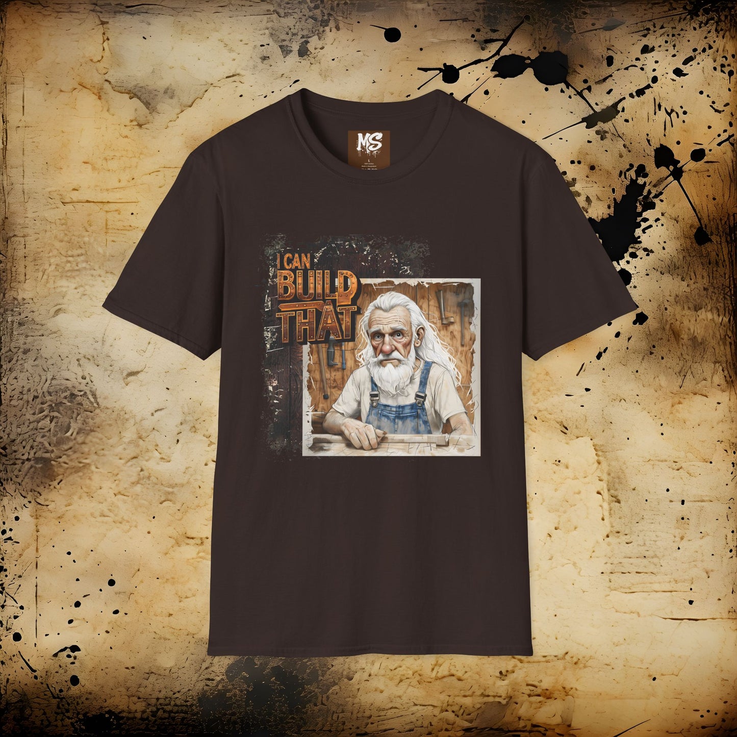 Funny Builder Unisex Softstyle T-Shirt | I Can Build That | Great Gift for Dads and DIY Enthusiasts