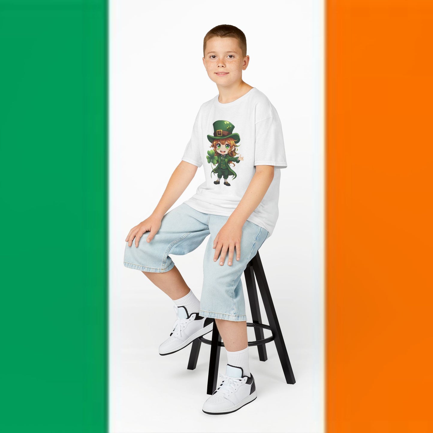 St. Patrick's Day Leprechaun Kids Heavy Cotton™ Tee