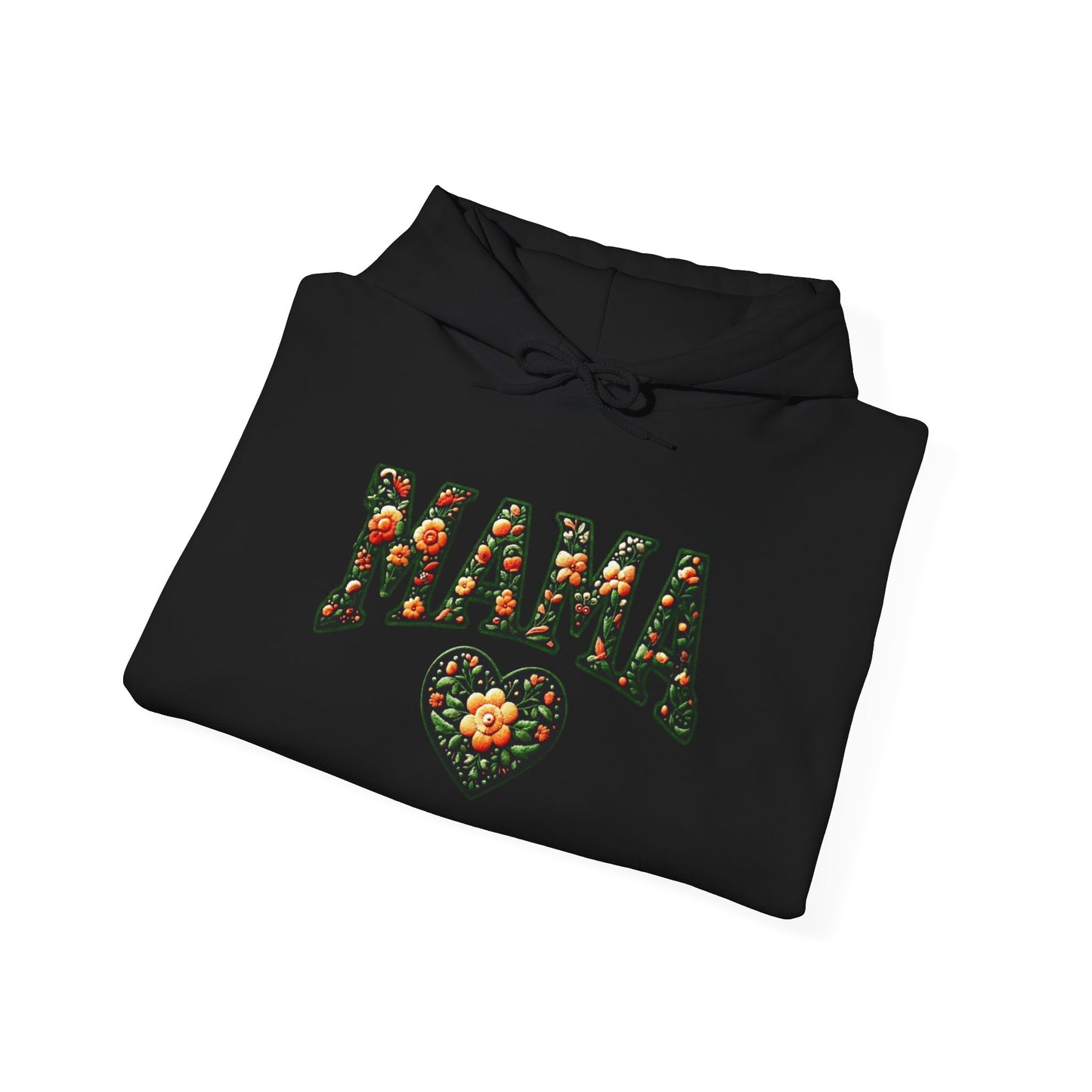 Floral Mama Hoodie - Unisex Heavy Blend™ Sweatshirt for Moms