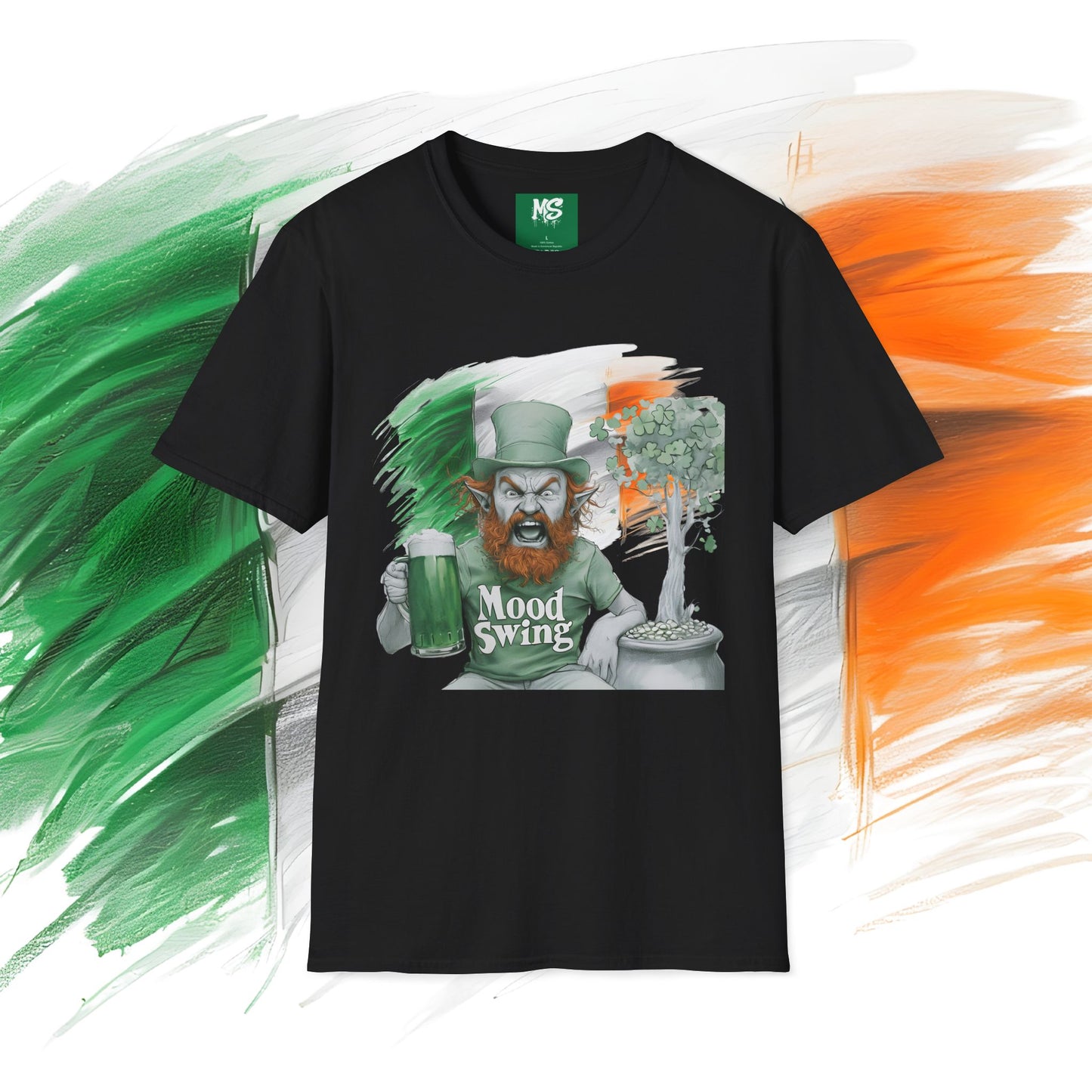 St. Patrick's Day Mood Swing Unisex Softstyle T-Shirt