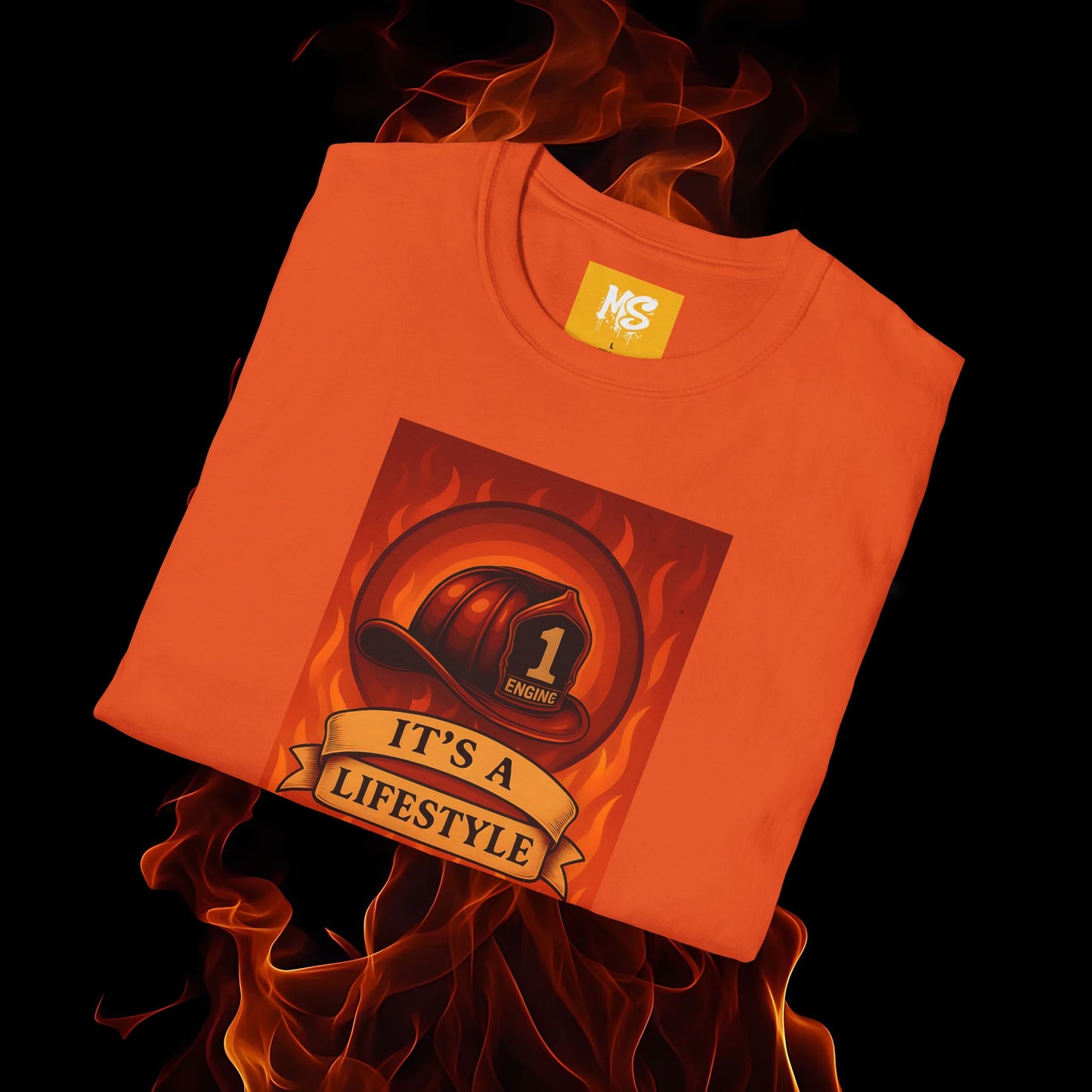 Firefighter Lifestyle T-Shirt, Cool Firefighter Tee, Unisex Graphic Shirt, Perfect Gift for Firefighters, Casual Wear, Firefighter Apparel