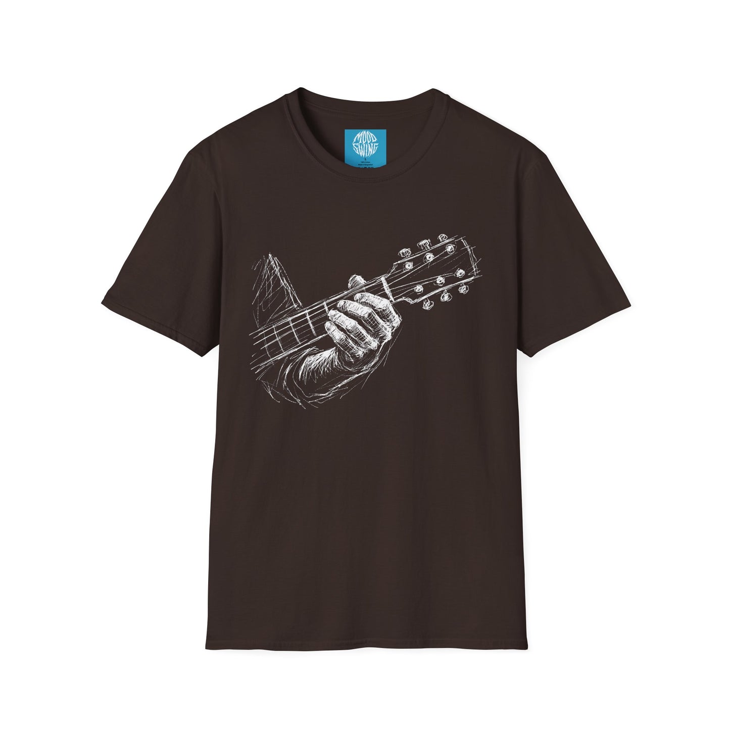 Guitar Hand T-Shirt — Vintage Acoustic Player Tee
