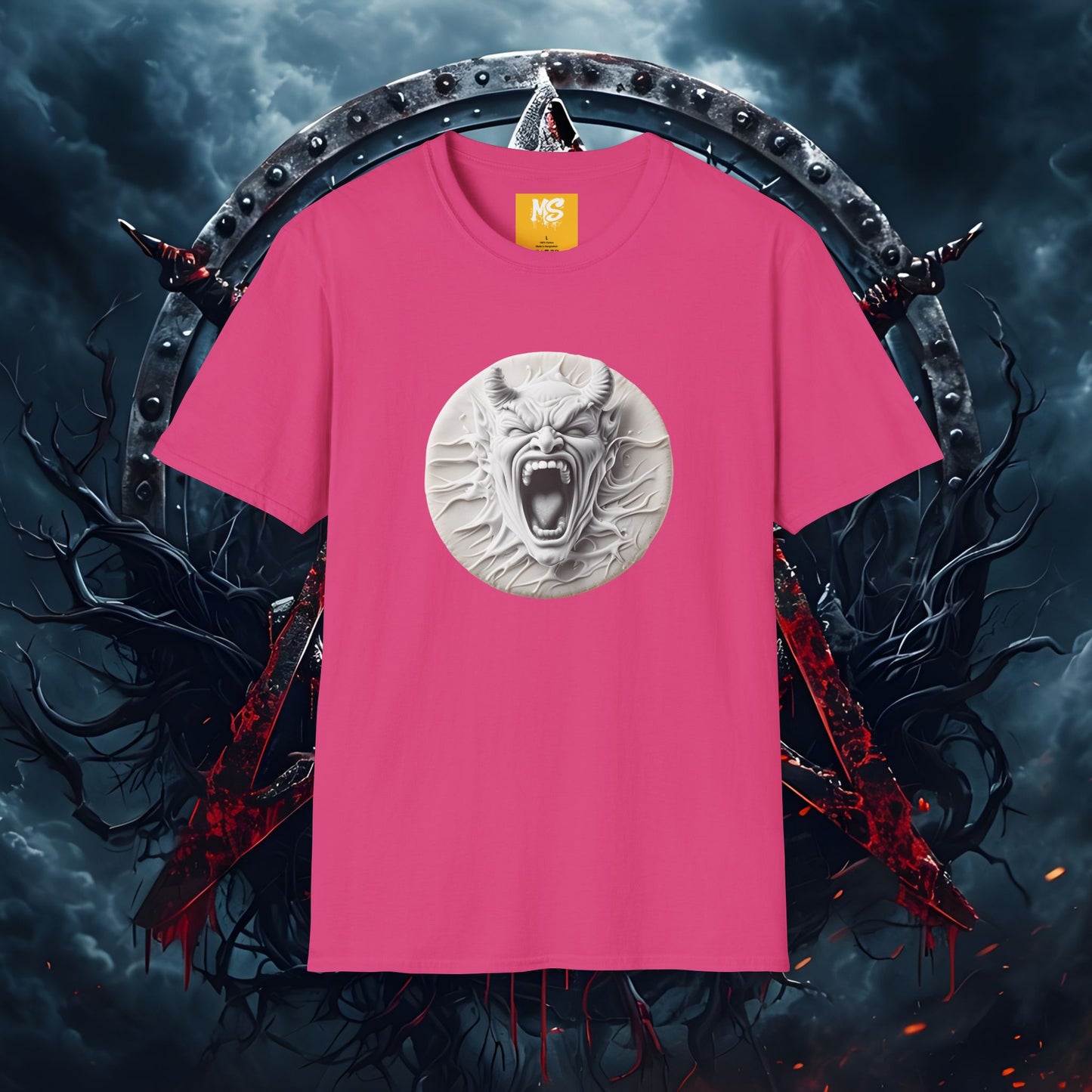 Demon wafer Unisex Graphic T-Shirt - Fierce Beast Design