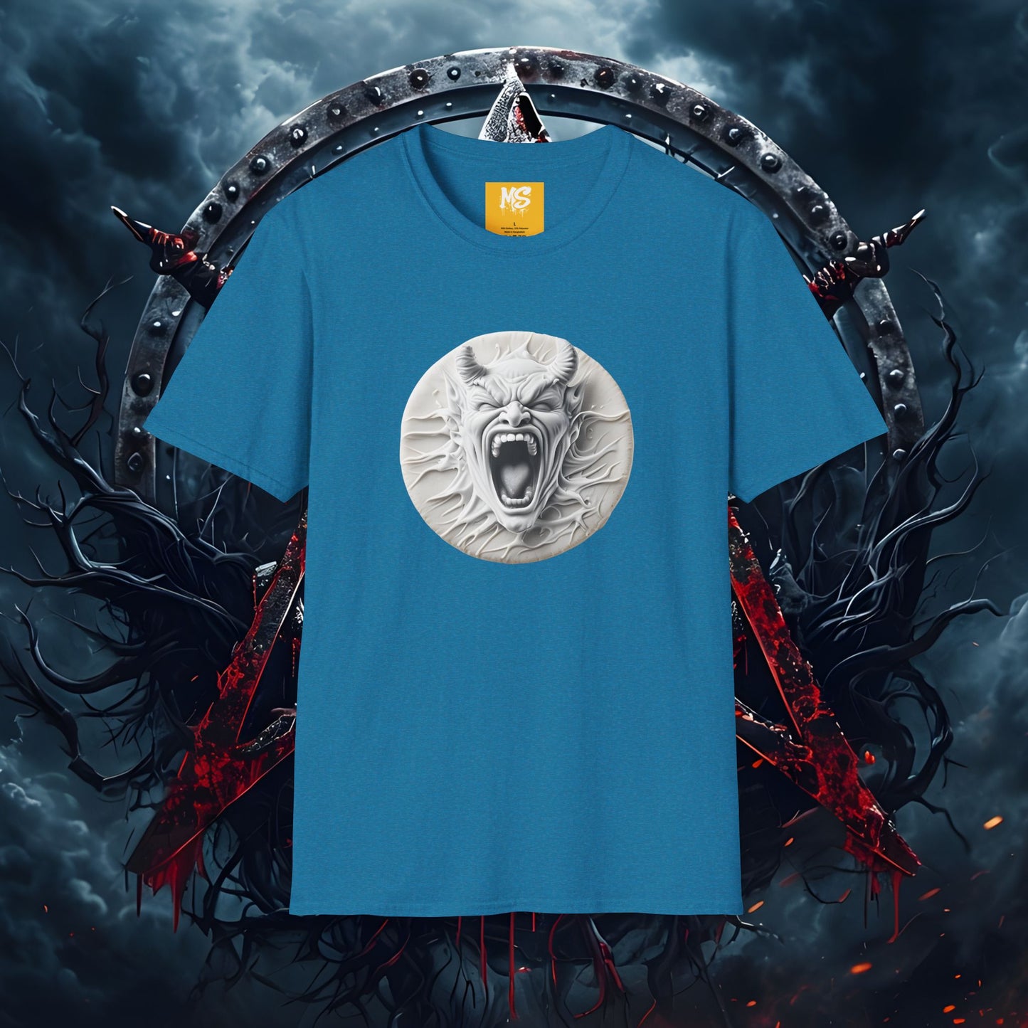 Demon wafer Unisex Graphic T-Shirt - Fierce Beast Design