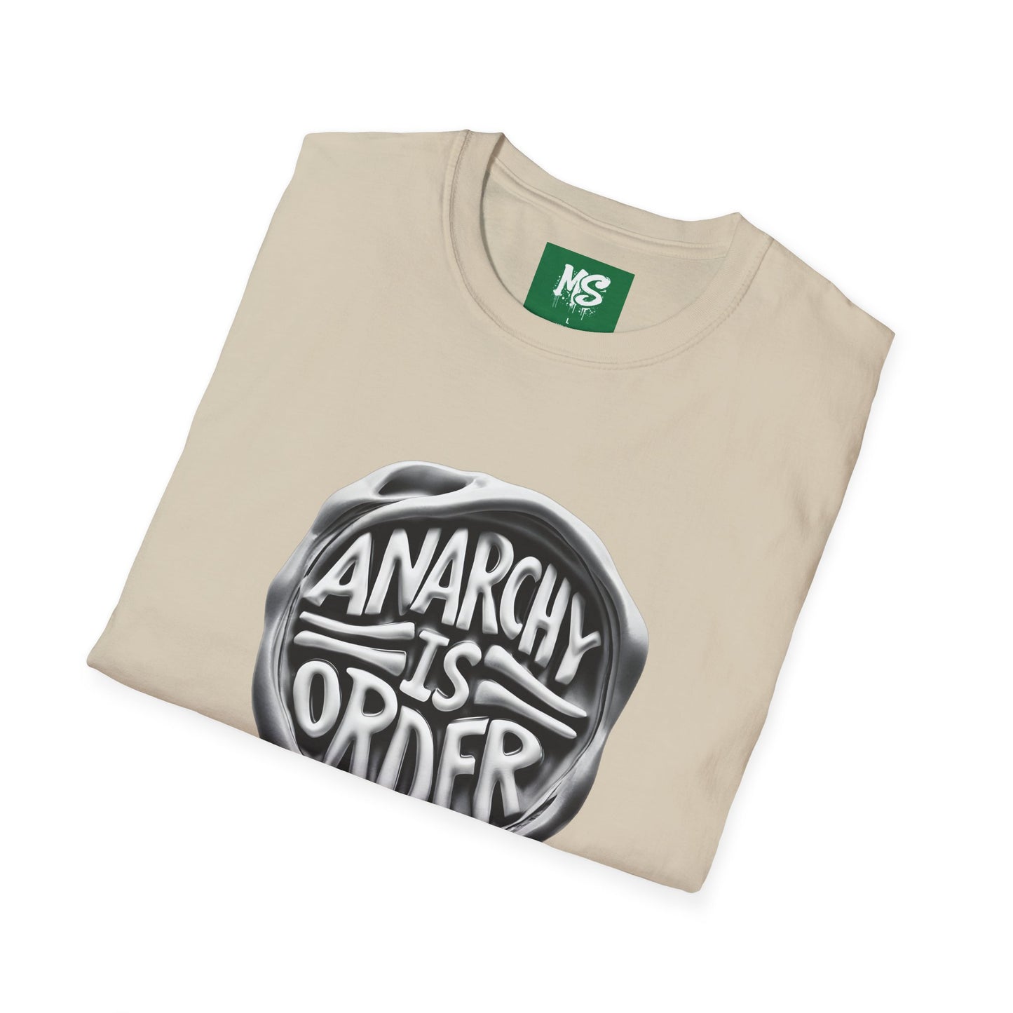 Anarchy Is Order Unisex Softstyle T-Shirt - Trendy Graphic Tee for Rebels