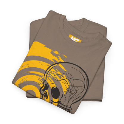 Bold Skull Lightbulb Unisex Heavy Cotton Tee