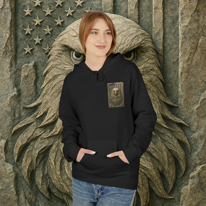 Freedom Eagle, USA, Cozy Animal Print Hoodie, Perfect for Everyday Wear, Gifts for Animal Lovers, Casual Outfits, Outdoor Adventures