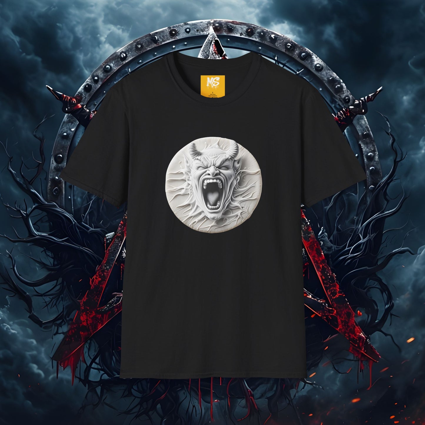 Demon wafer Unisex Graphic T-Shirt - Fierce Beast Design