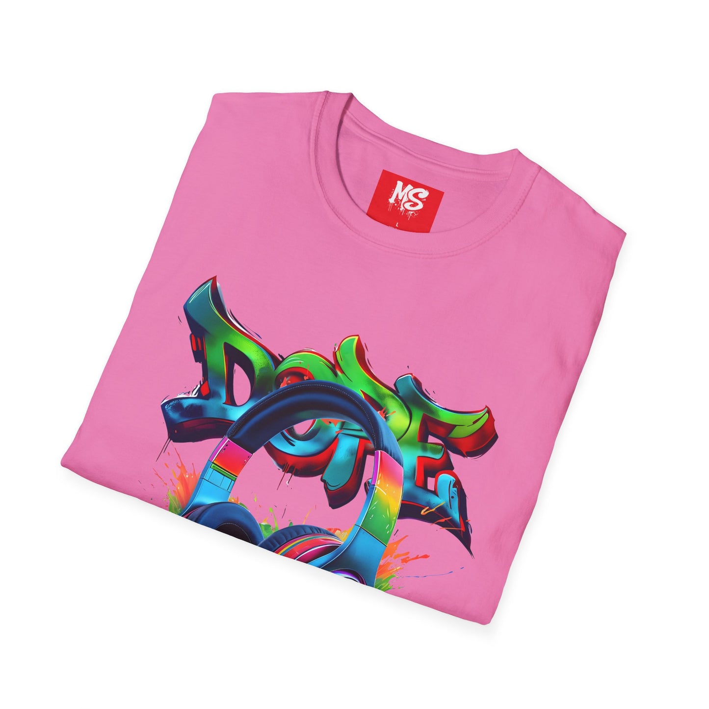 Vibrant DJ Graffiti T-Shirt for Music Lovers