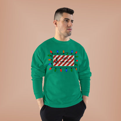Holiday Lights 'Tis the Season' Jolly Christmas Crewneck Sweatshirt