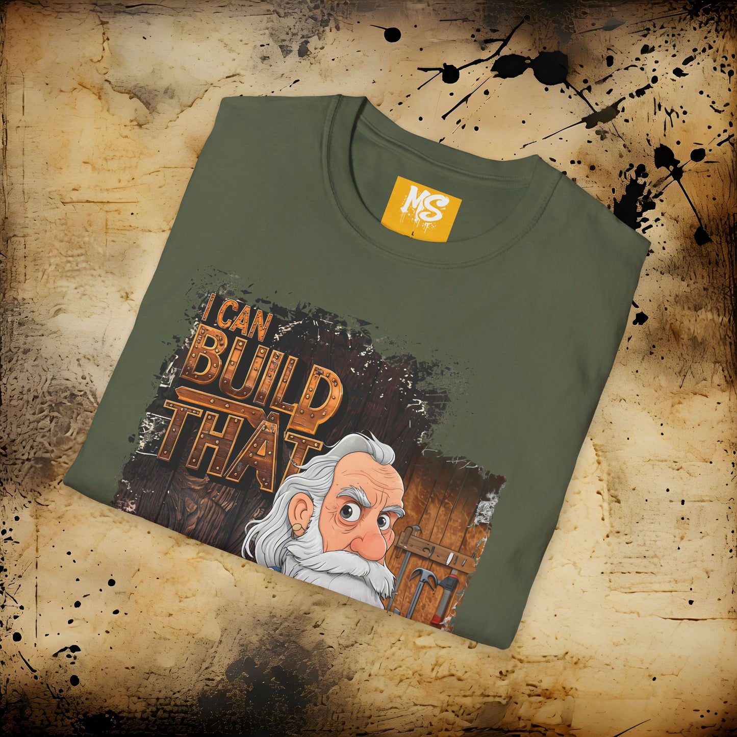 I Can Build That Unisex Softstyle T-Shirt – Perfect Gift for Builders and DIY Enthusiasts