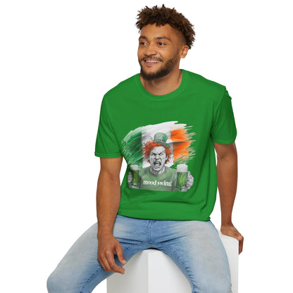 St. Patrick's Day Mood Swing T-Shirt - Unisex Softstyle Tee