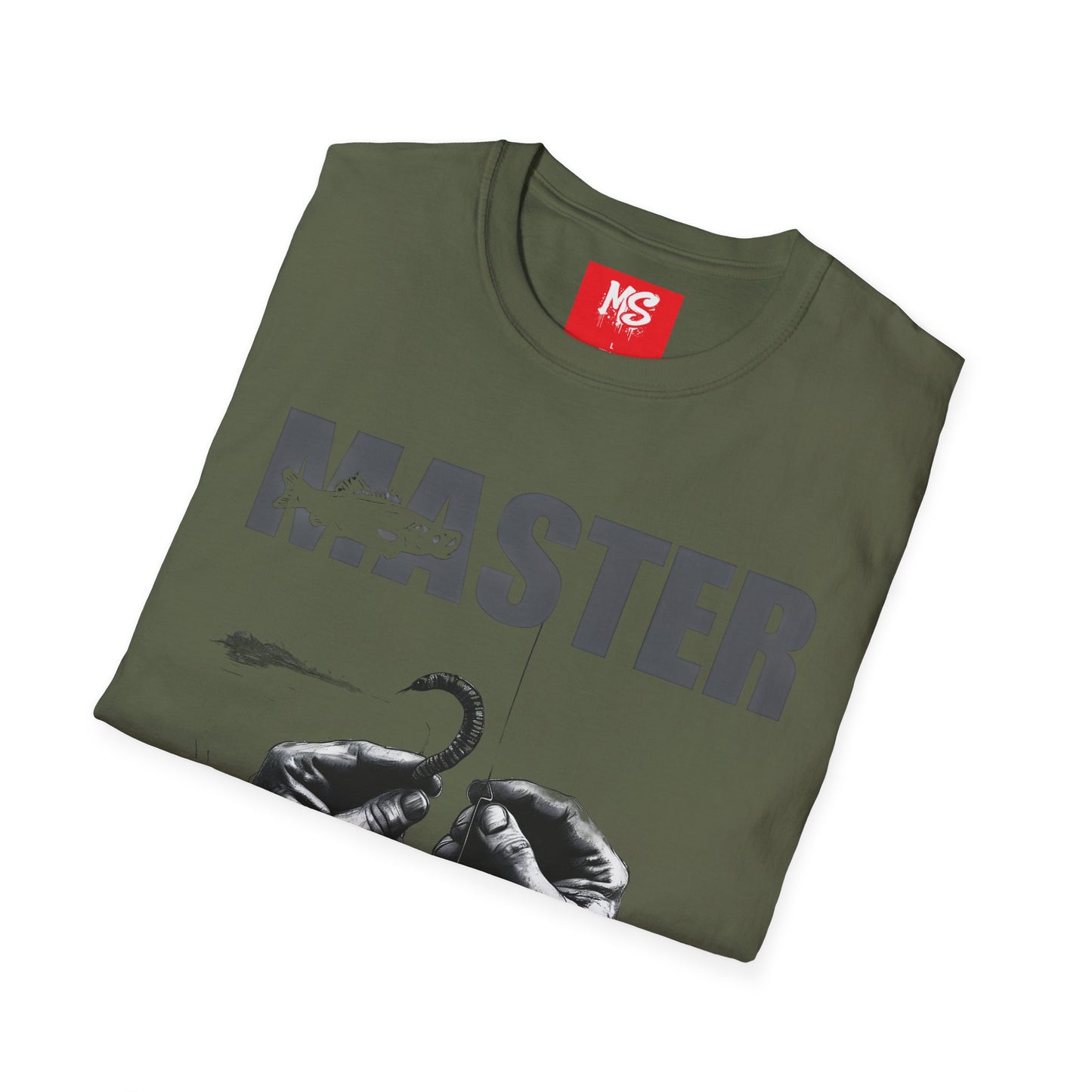 Master Fishing "Master Baiter" Unisex Softstyle T-Shirt - Perfect for Anglers