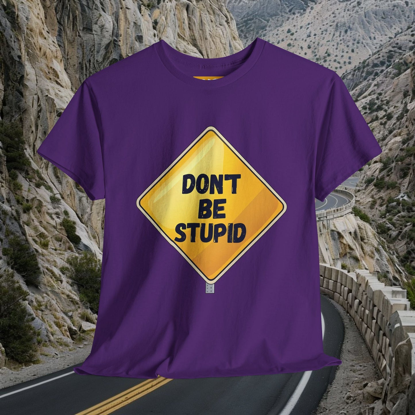 'Don't Be Stupid' Quirky Graphic Shirt