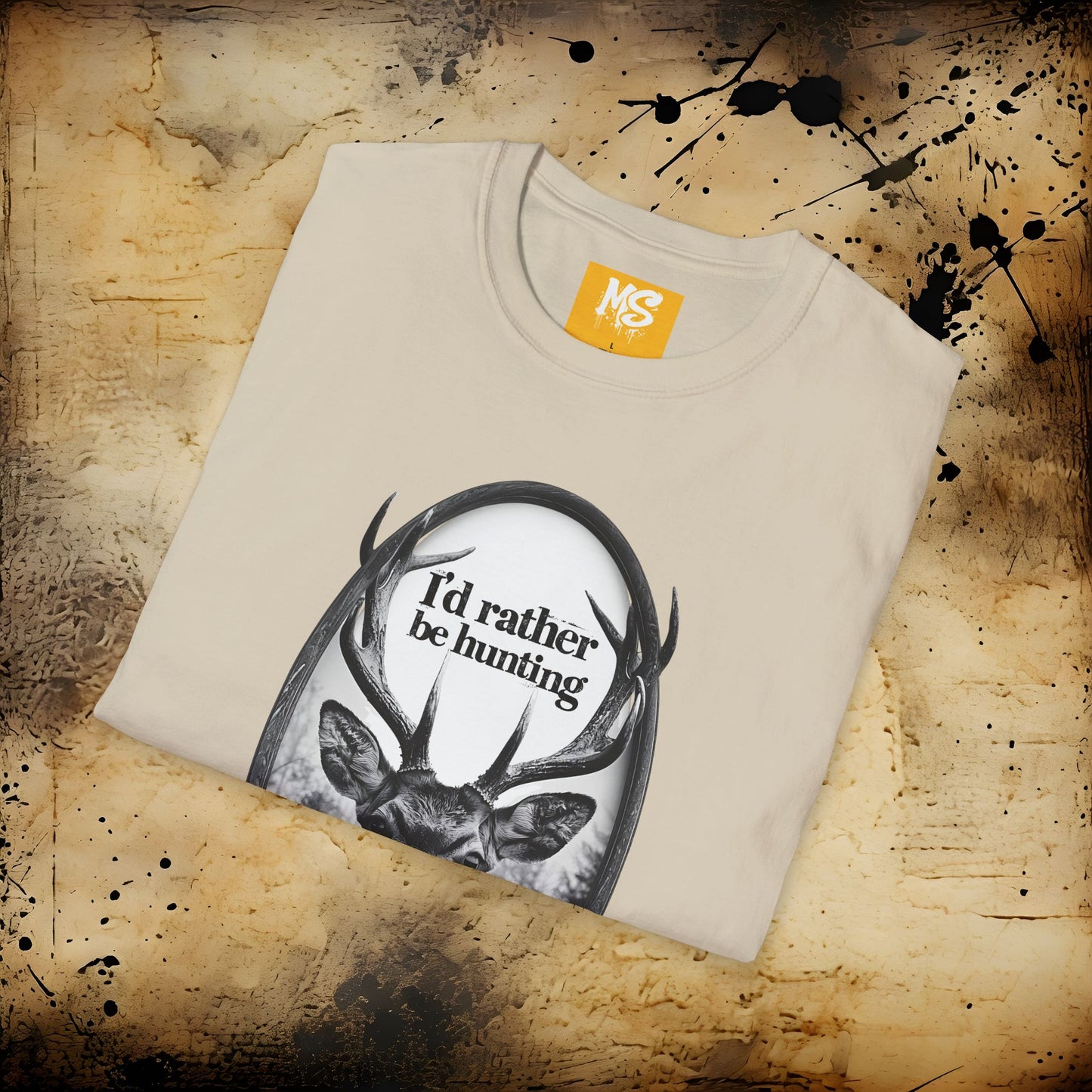 I'd Rather Be Hunting Unisex Softstyle T-Shirt