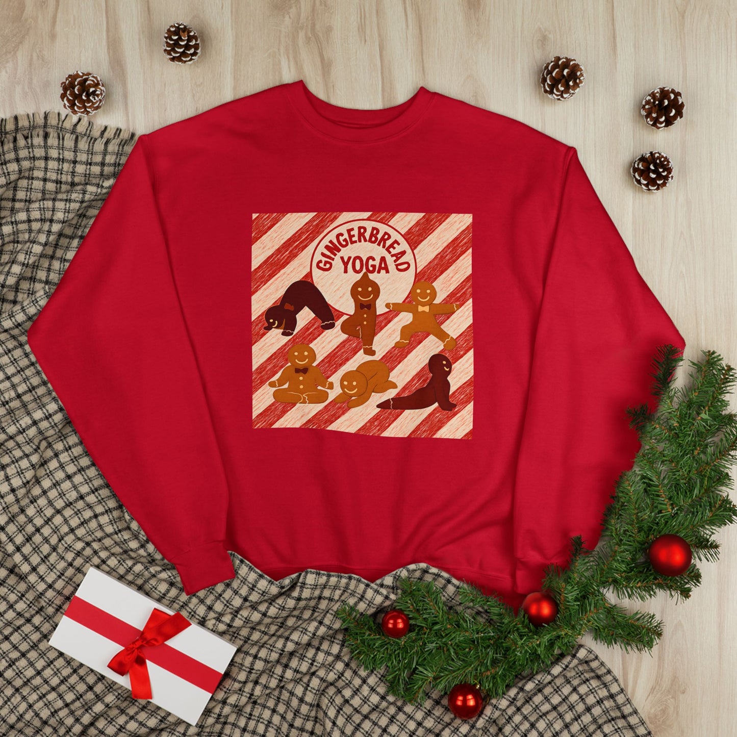 Gingerbread Yoga Crewneck Sweatshirt