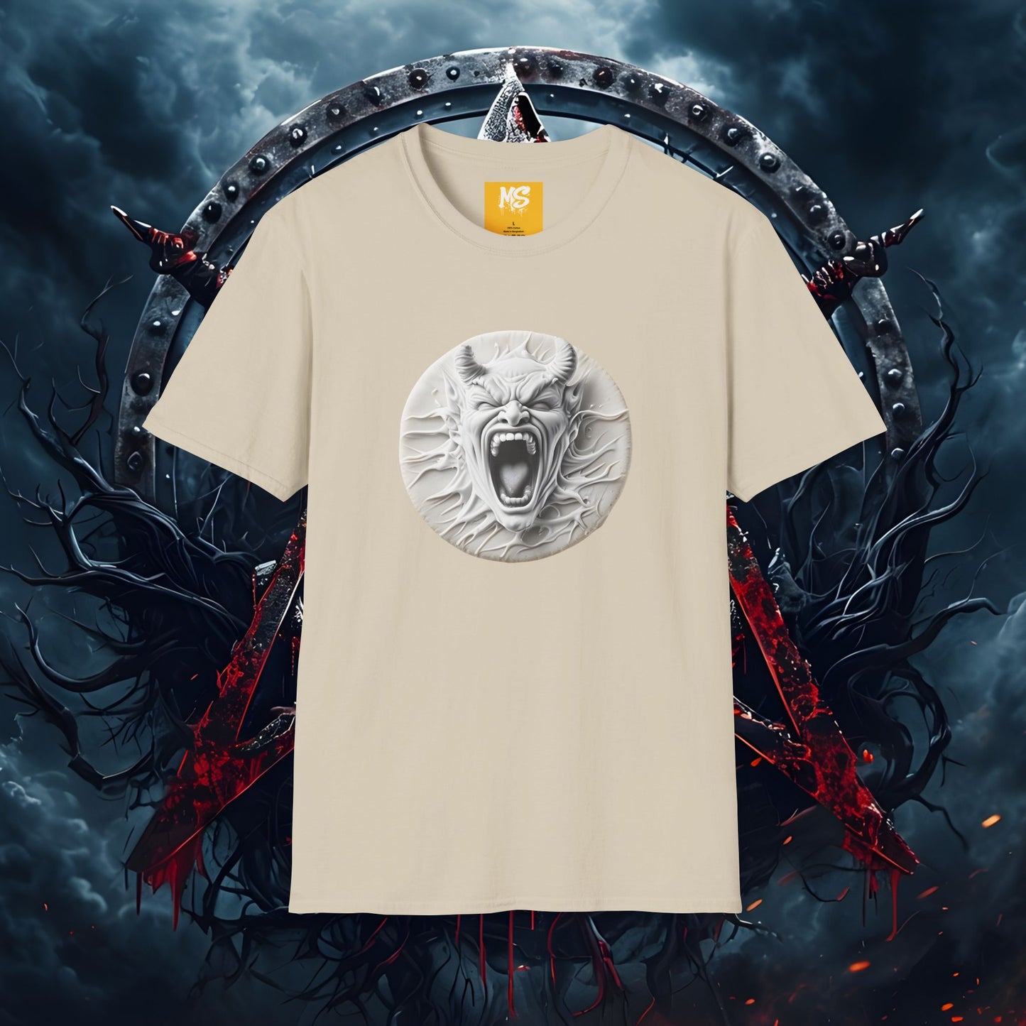Demon wafer Unisex Graphic T-Shirt - Fierce Beast Design