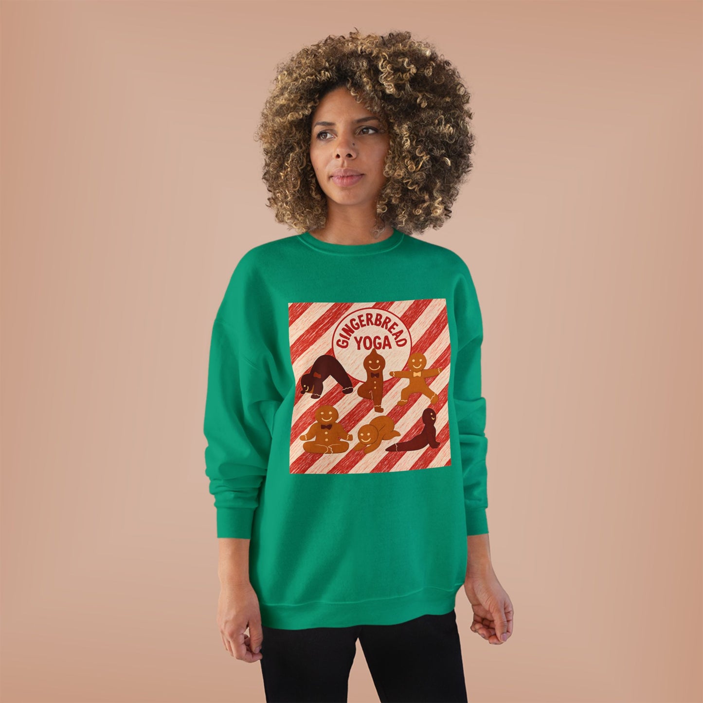 Gingerbread Yoga Crewneck Sweatshirt