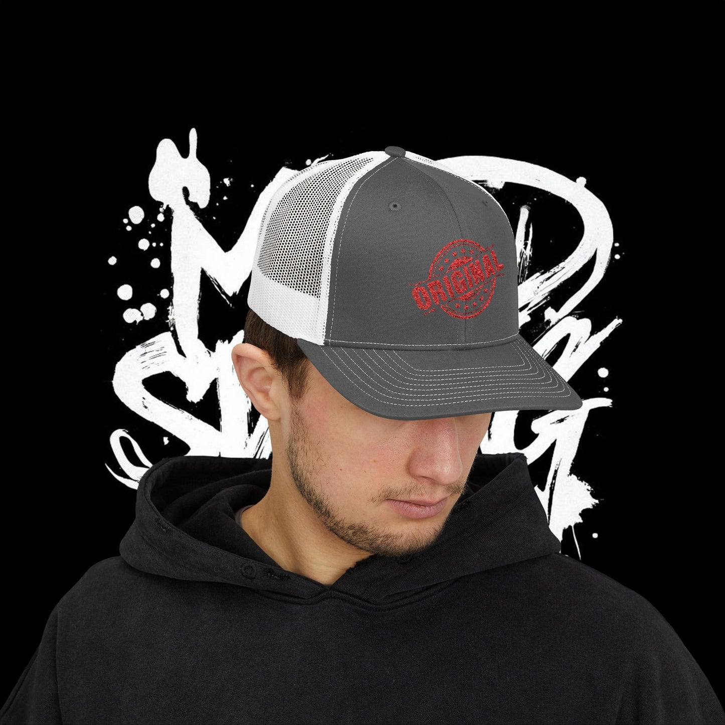 Original Snapback Trucker Cap - Stylish & Versatile Hat for Everyday Wear
