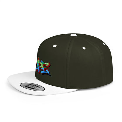DOPE Graffiti Flat Bill Snapback Cap for Urban Style