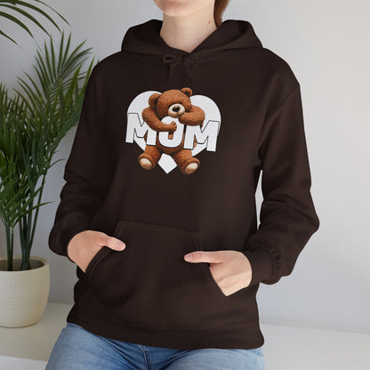 Cozy Mum Hoodie with Cute Bear Design