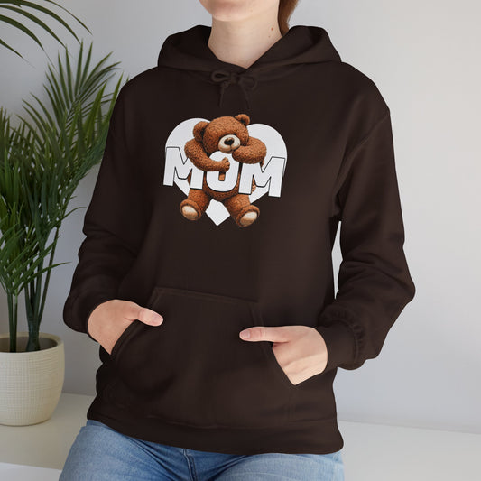 Cozy Mum Hoodie with Cute Bear Design