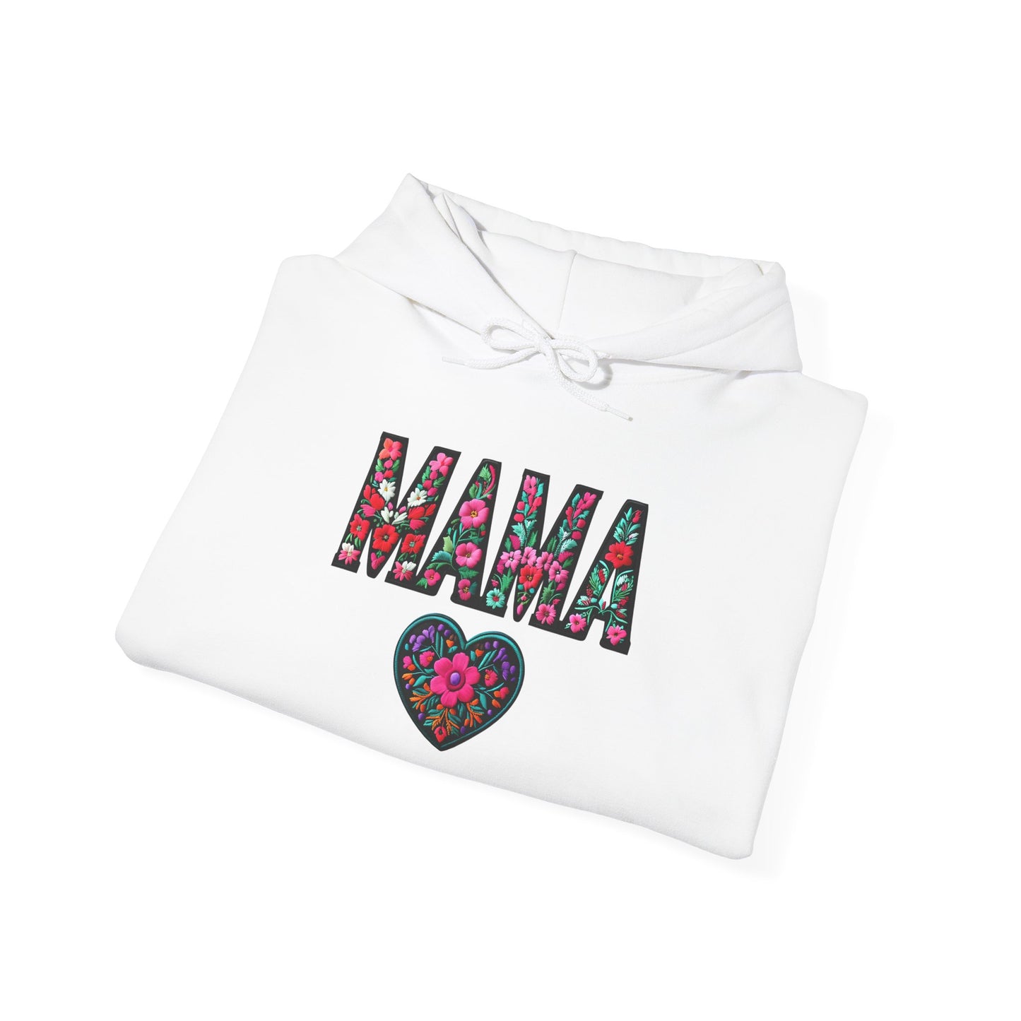 Floral Mama Hoodie - Cozy Unisex Heavy Blend™ Sweatshirt for Moms