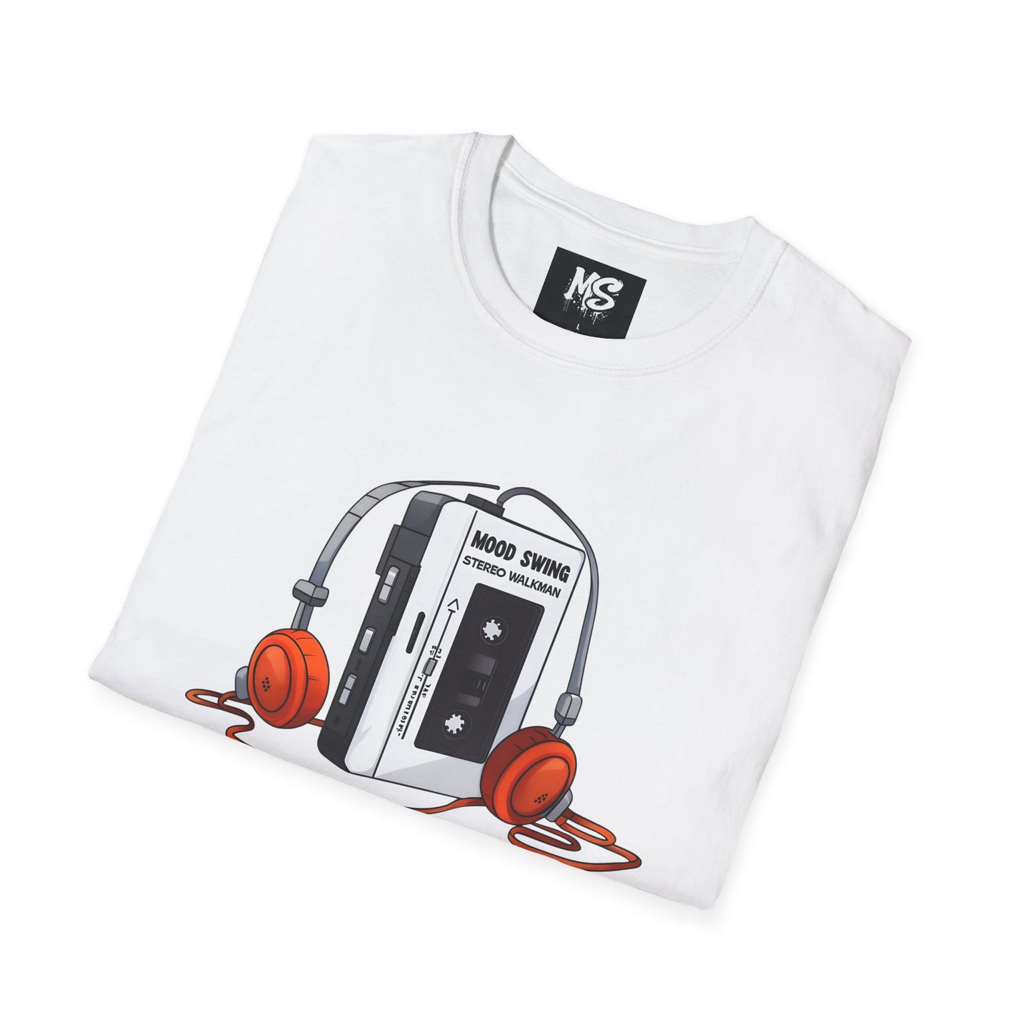 "Walkman Waves" Unisex Softstyle T-Shirt