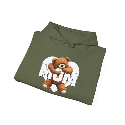 Cozy Mum Hoodie with Cute Bear Design
